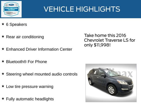 Used 2016 Chevrolet Traverse LS image 22