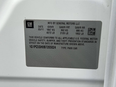 Used 2011 Chevrolet Cruze LS w/ Connectivity Package image 26