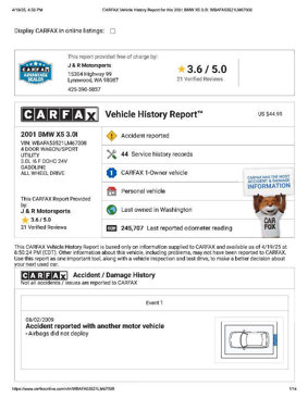 Used 2001 BMW X5 3.0i image 25