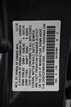 Used 2019 Honda Civic LX image 36
