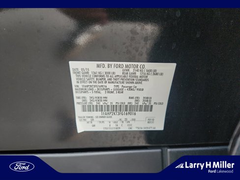 Used 2015 Ford Taurus SHO image 24