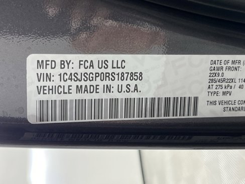 New 2024 Jeep Grand Wagoneer L Series III w/ Quick Order Packagew 28T image 10