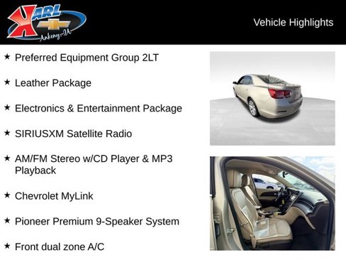 Certified 2014 Chevrolet Malibu LT image 2