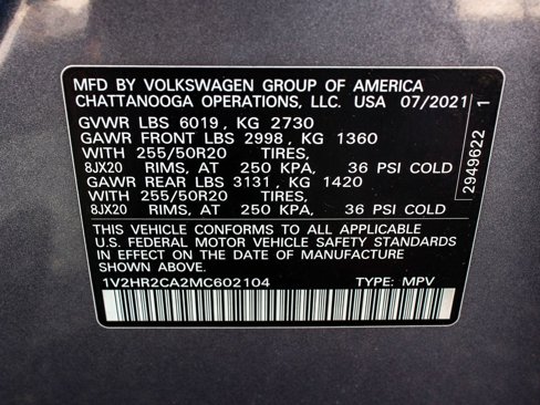Used 2021 Volkswagen Atlas SE image 15