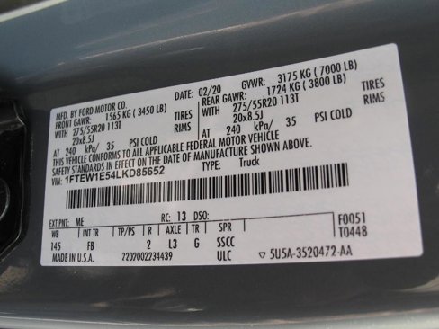 Used 2020 Ford F150 XLT w/ Equipment Group 302A Luxury image 60