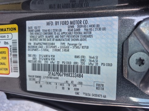 Used 2017 Ford Fusion S image 25