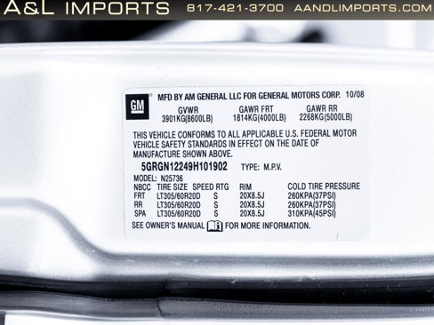 Used 2009 HUMMER H2 Luxury image 58