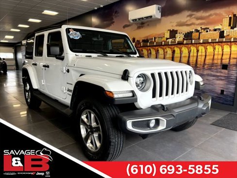 Certified 2022 Jeep Wrangler Unlimited Sahara w/ LED Lighting Group image 1