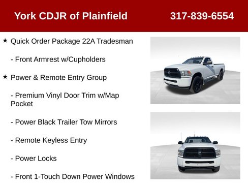 Used 2017 RAM 3500 Tradesman w/ Power & Remote Entry Group image 6