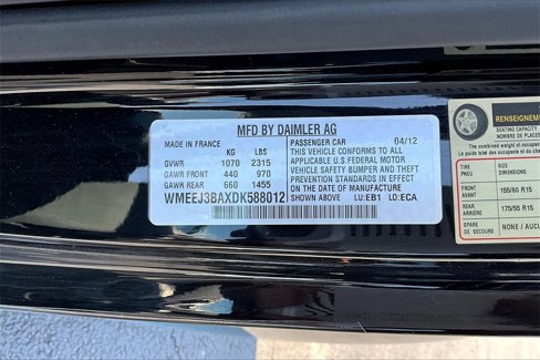 Used 2013 smart fortwo pure image 6