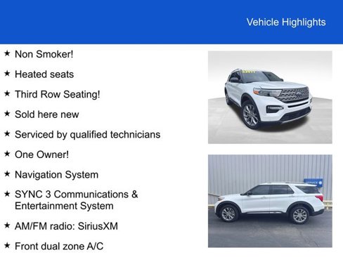 Used 2022 Ford Explorer Limited w/ Equipment Group 301A image 2