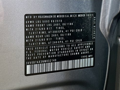 Used 2022 Volkswagen Tiguan S w/ IQ.Drive Package image 29