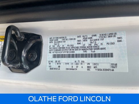 Used 2015 Ford F150 Lariat w/ Equipment Group 502A Luxury image 28