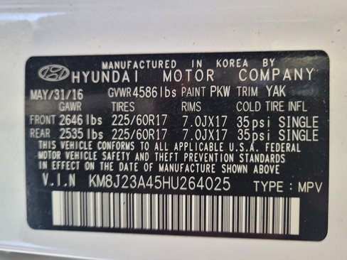 Used 2017 Hyundai Tucson SE image 33