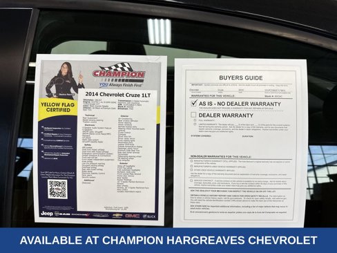 Used 2014 Chevrolet Cruze LT w/ RS Package image 44