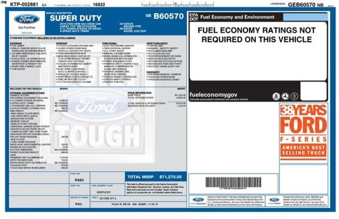 Used 2016 Ford F350 King Ranch w/ FX4 Off-Road Package image 57