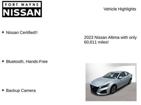 Certified 2023 Nissan Altima 2.5 SV image 7