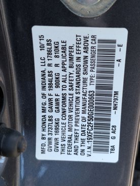 Used 2016 Honda Civic LX image 18