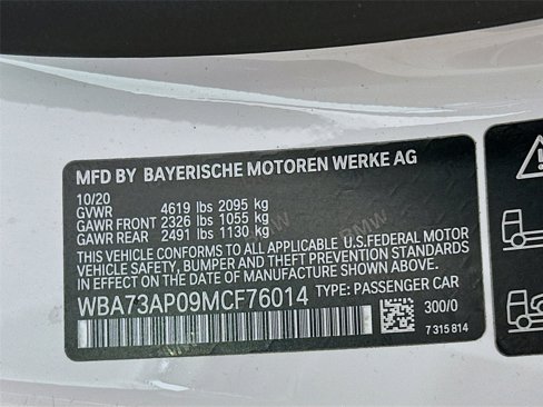 Certified 2021 BMW 430i xDrive Coupe w/ Premium Package image 33