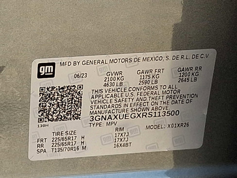 Certified 2024 Chevrolet Equinox LT w/ LPO, Floor Liner Package image 25