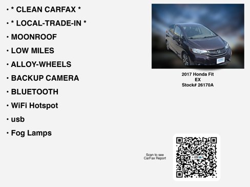 Used 2017 Honda Fit EX image 6