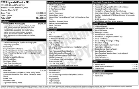 Certified 2023 Hyundai Elantra SEL w/ Convenience Package image 9