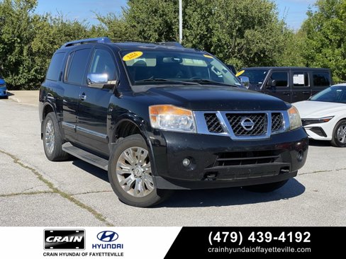Used 2015 Nissan Armada Platinum w/ 2nd Row Captain Seat Package image 1