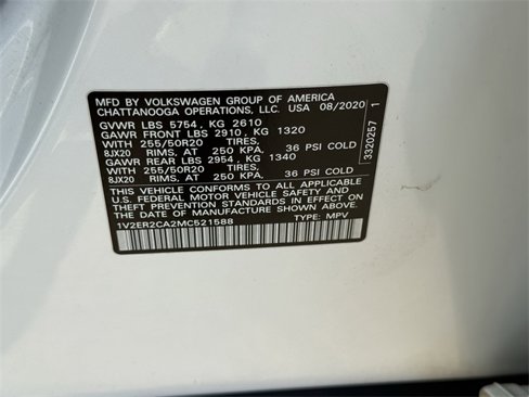 Used 2021 Volkswagen Atlas SEL image 35