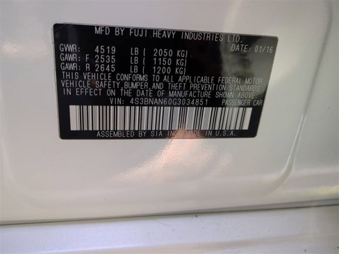 Used 2016 Subaru Legacy 2.5i Limited image 32