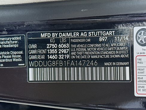 Used 2015 Mercedes-Benz S 550 4MATIC Sedan image 33