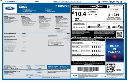 Used 2017 Ford Edge SEL w/ Canadian Touring Package image 26