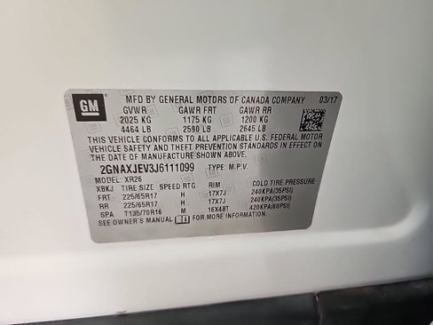 Used 2018 Chevrolet Equinox LT image 17