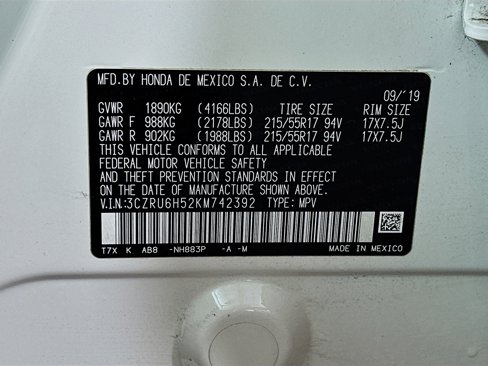 Used 2019 Honda HR-V EX image 30