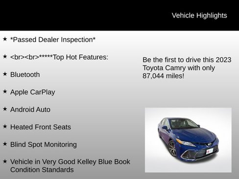 Certified 2023 Toyota Camry XLE image 7