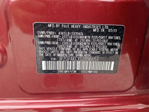 Used 2013 Subaru Crosstrek 2.0i Limited w/ Popular Pkg 2 image 26