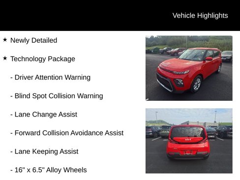 Certified 2022 Kia Soul LX w/ Technology Package image 2