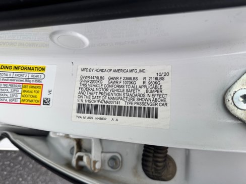 Certified 2021 Honda Accord Sport Special Edition image 39