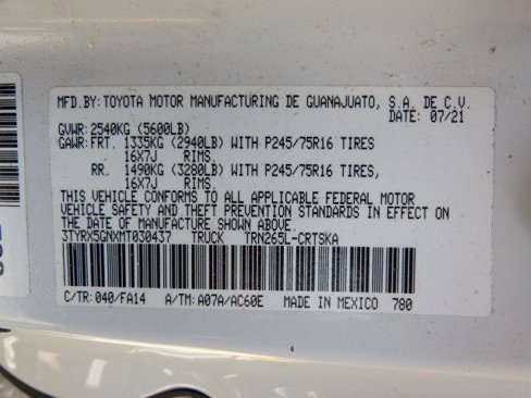 Used 2021 Toyota Tacoma SR image 39