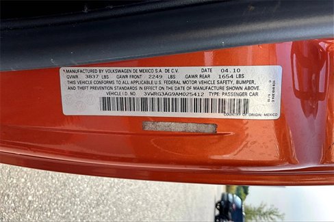 Used 2010 Volkswagen Beetle Red Rock image 10