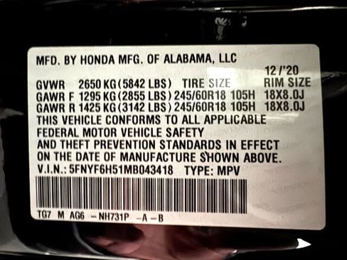 Used 2021 Honda Pilot EX-L image 19