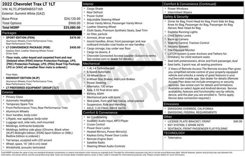 Certified 2022 Chevrolet Trax LT w/ Sport Edition image 35