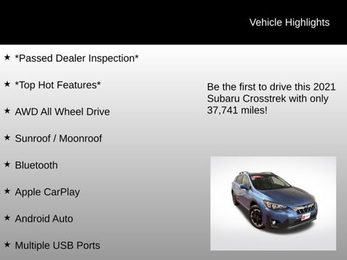Used 2021 Subaru Crosstrek 2.0i Premium w/ Moonroof Package image 6