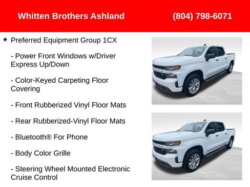 Used 2020 Chevrolet Silverado 1500 Custom w/ Custom Value Package image 3