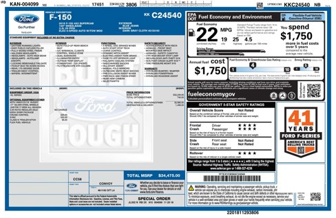 Used 2019 Ford F150 XL image 32