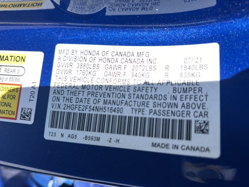 Used 2022 Honda Civic Sport image 34