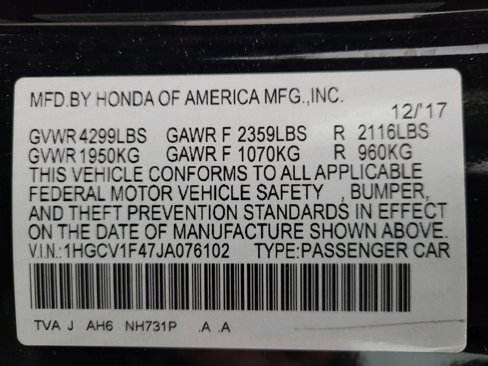 Used 2018 Honda Accord EX image 33
