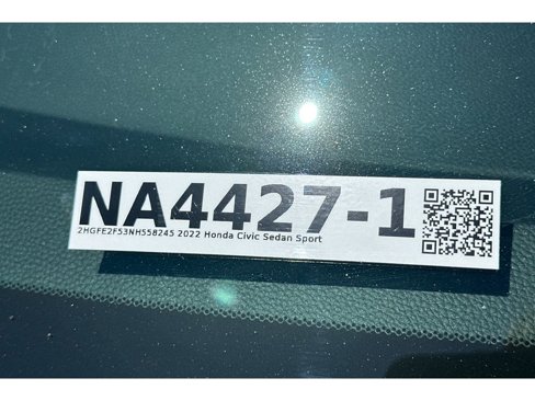 Certified 2022 Honda Civic Sport image 49