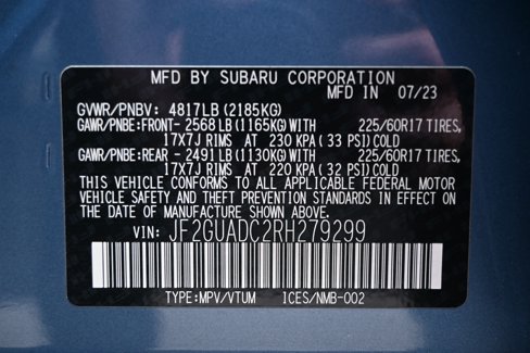 Certified 2024 Subaru Crosstrek 2.0i Premium image 36