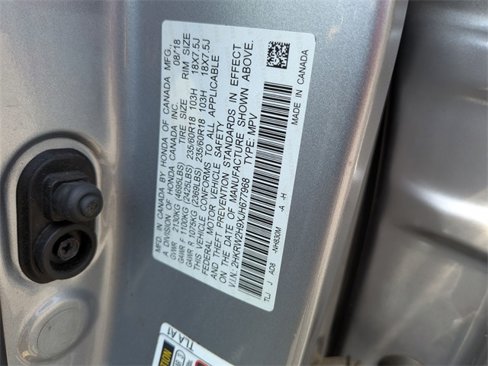 Certified 2018 Honda CR-V Touring image 31