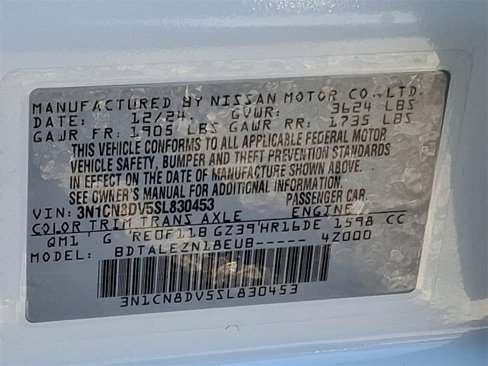 New 2025 Nissan Versa S image 15